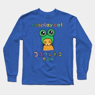 Kawaii Cosplay Cat: Neko Kaeru Frog Long Sleeve T-Shirt